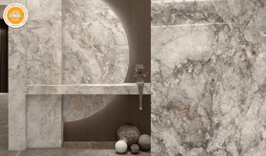 Design de interiores de mármore sakura