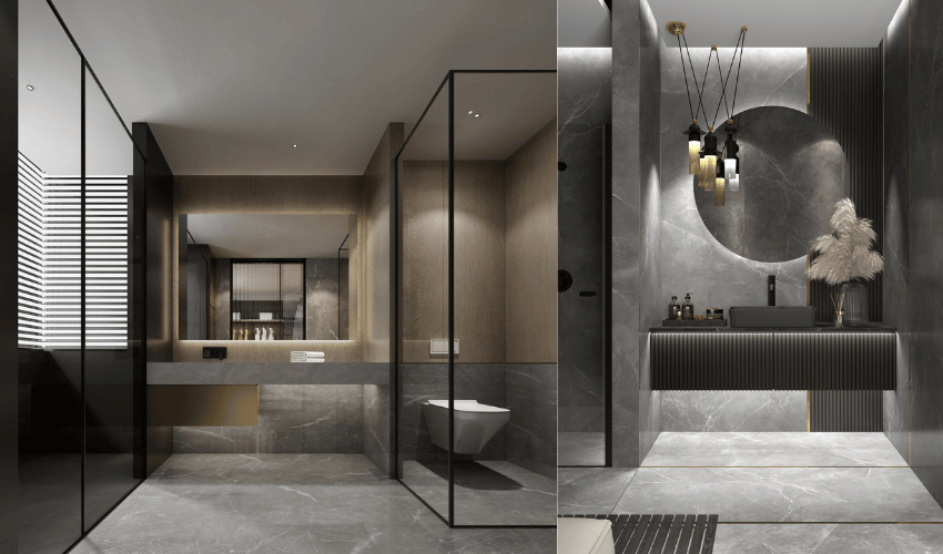 Calacatta Grey Marble for Bathroom
