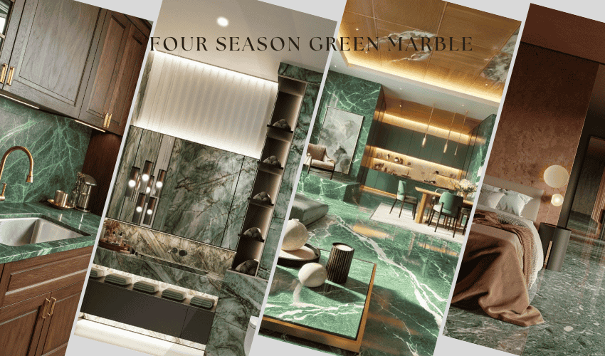Interior Style Guide: Where to Use Four Season Green Marble at Home