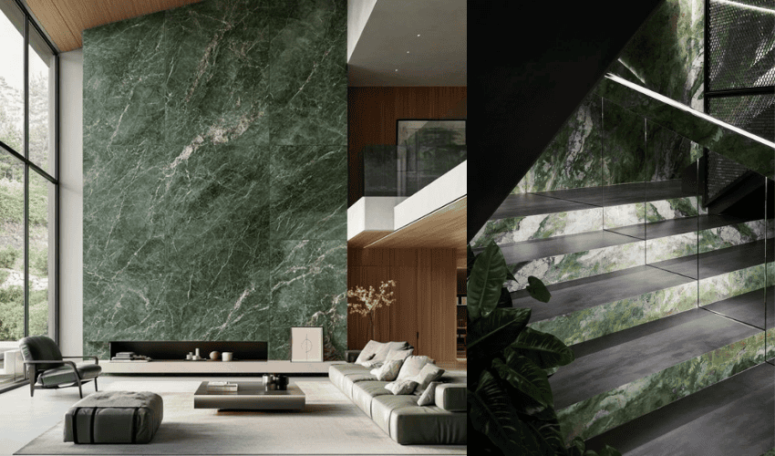 Four Season Green Marble Flooring
