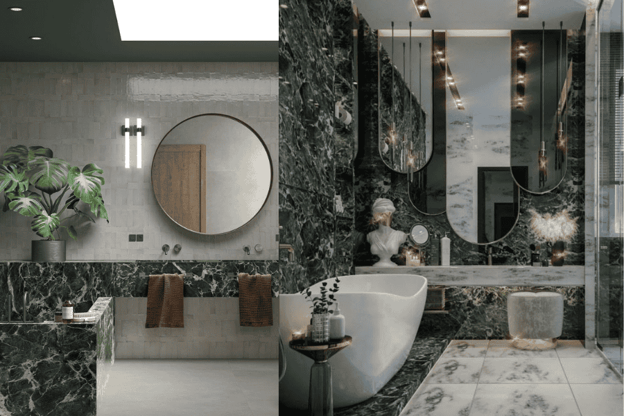 Ice Connect Marble Bathroom