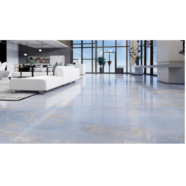 Doživite eleganciju ledenog kamena Azul Cielo Blue Marble