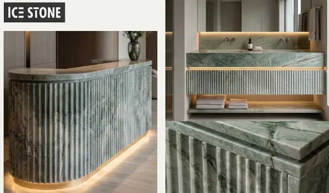 Fluted Ice Connect Marble Designs for Modern Interiors Fluted Ice Connect Marble Designs for Modern Interiors