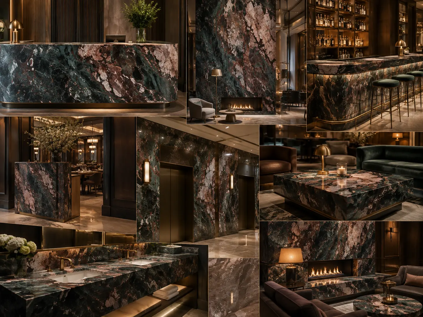 Four Season Green Marble for Project Four Season Green Marble for Project