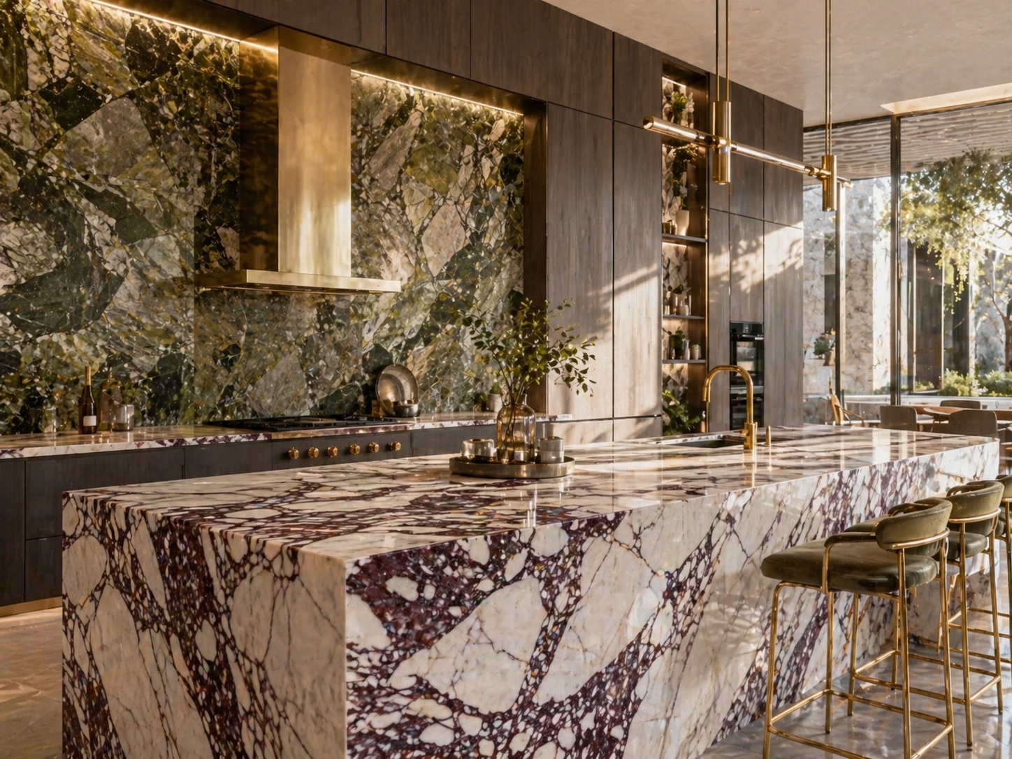 Four Season Green Marble vs. Calacatta Viola: Which Statement Stone Wins?