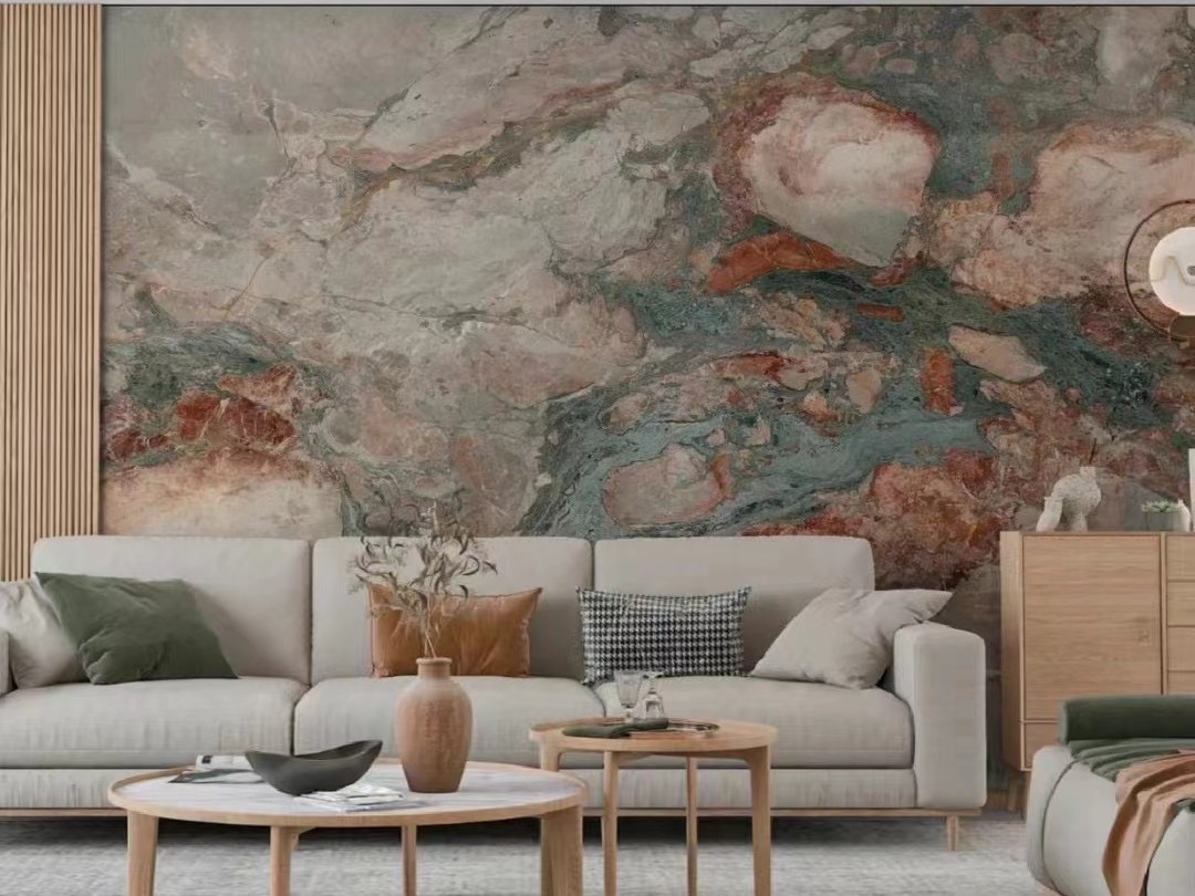 Төрт сезондун мрамору заманбап стилдеги үйдүн жасалгасы