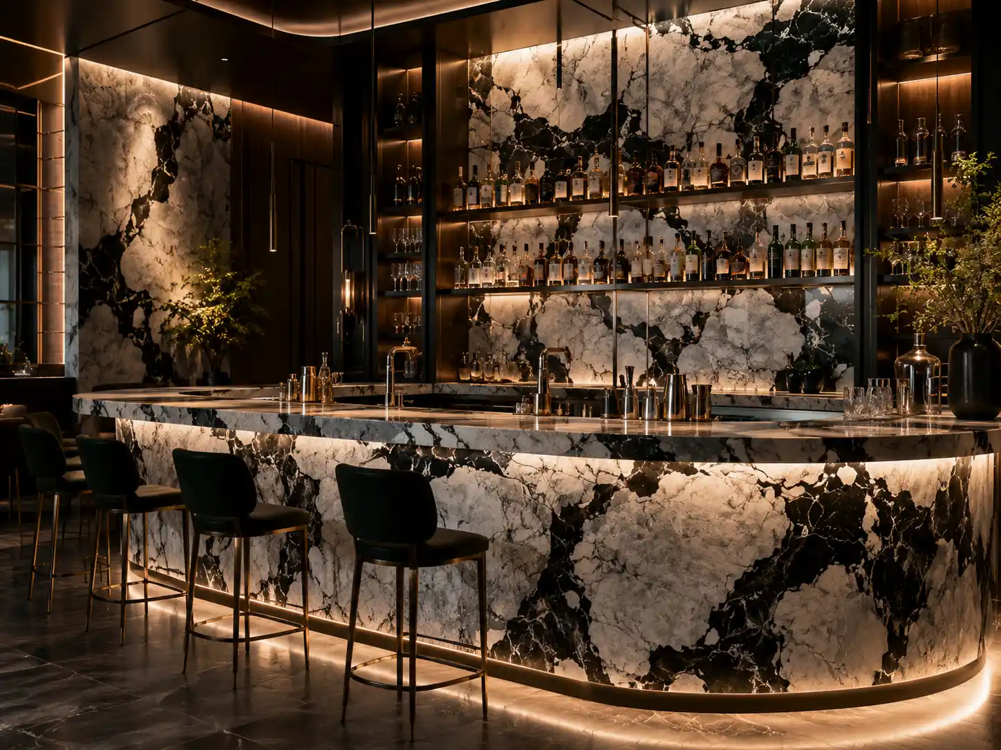 Green Marble Panda Restaurant Bar  