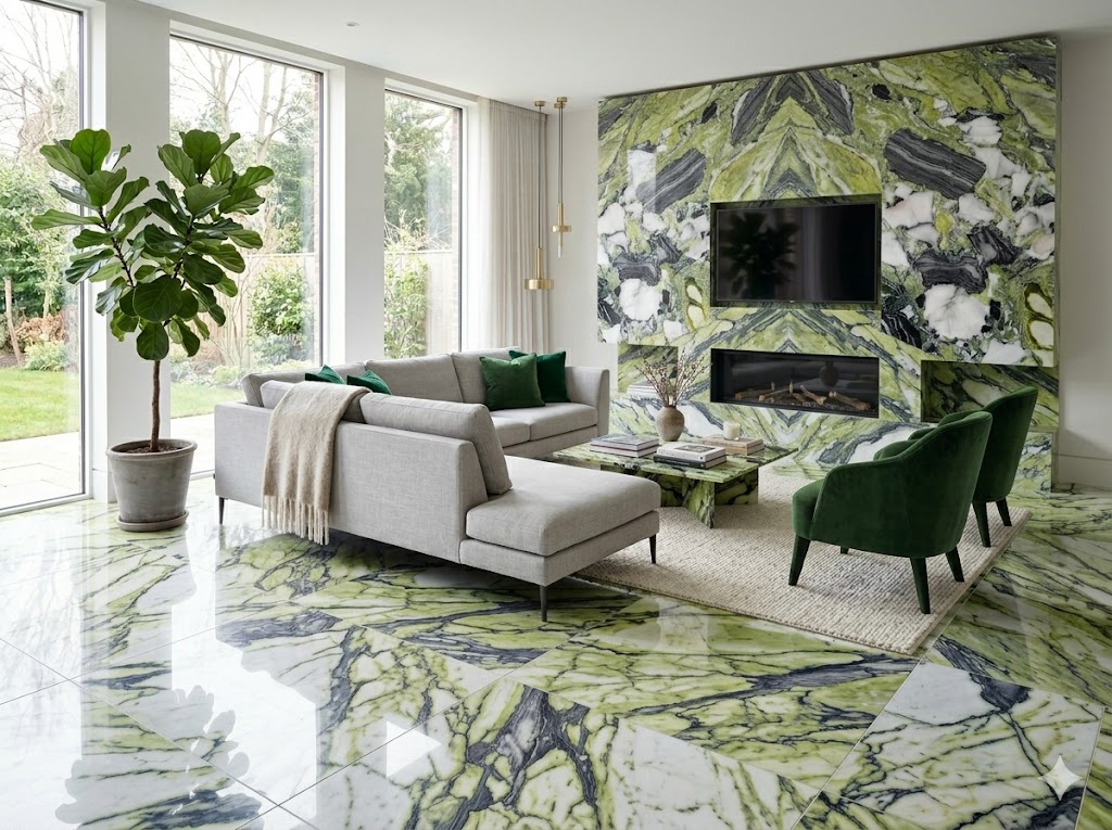 How Ice Connect Marble Enhances the Elegance of Your Living Room