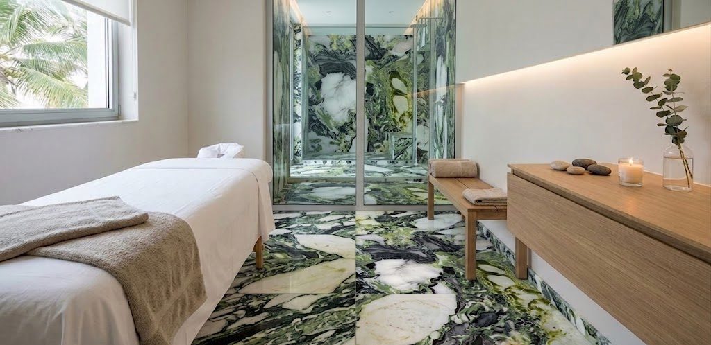Ice Connect Marble Spa flooring