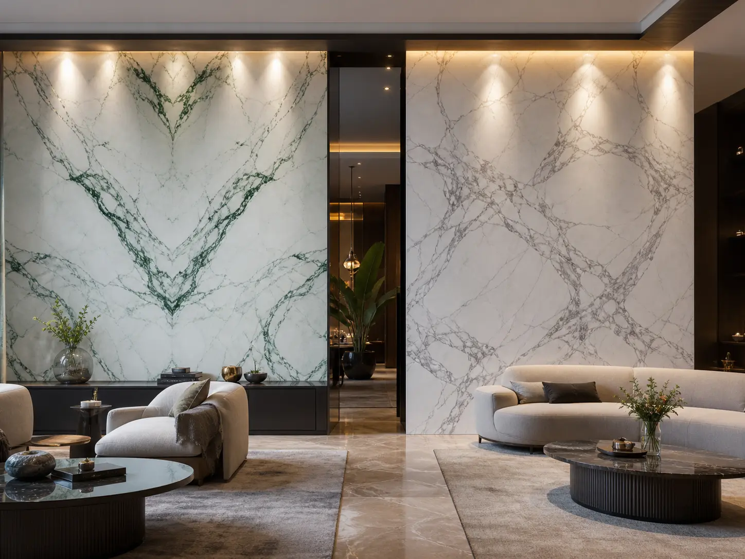 Top 10 Differences: Ice Connect Marble vs Traditional Calacatta for Feature Walls