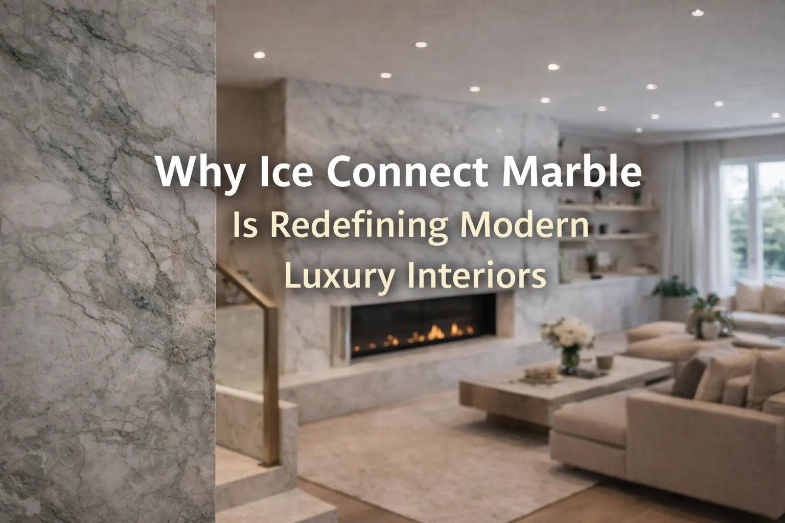 Why Ice Connect Marble Stands Out in High End Interior Projects