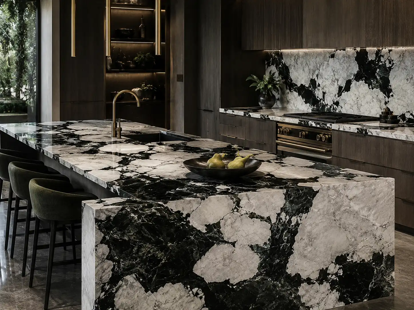 Panda Green Marble Countertops Panda Green Marble Countertops