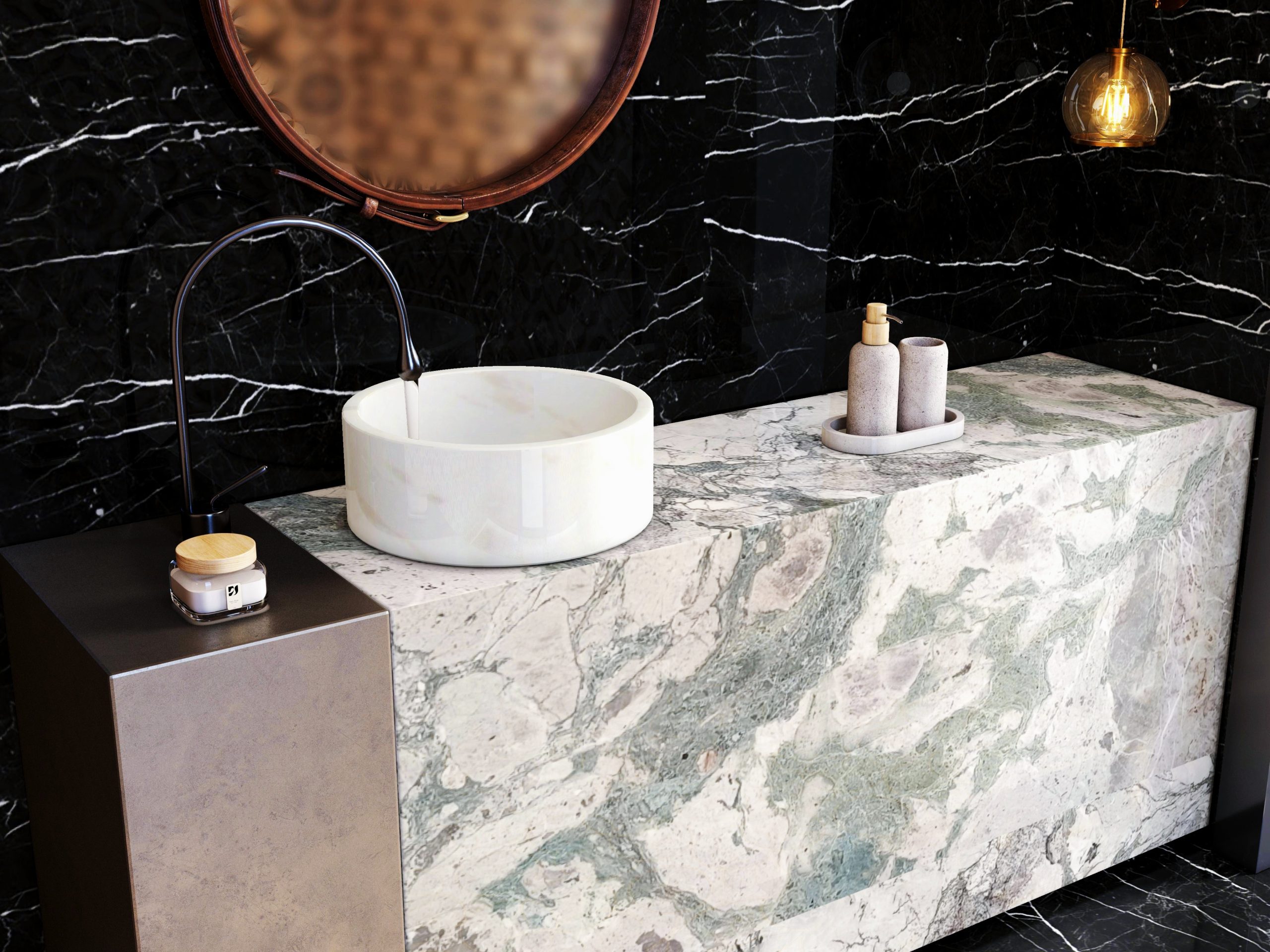 आयसेस्टोनच्या चार हंगामातील राखाडीसह जागा वर्धित करणे